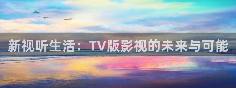 老湿私人影院：新视听生活：TV版影视的未来与可能